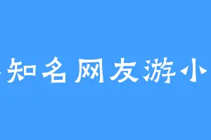 不知名网友游小二