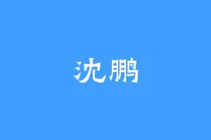 沈鹏