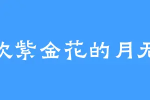 喜欢紫金花的月无极