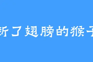 断了翅膀的猴子