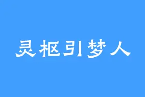 灵枢引梦人