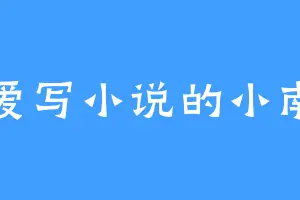 爱写小说的小南