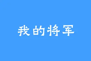 我的将军