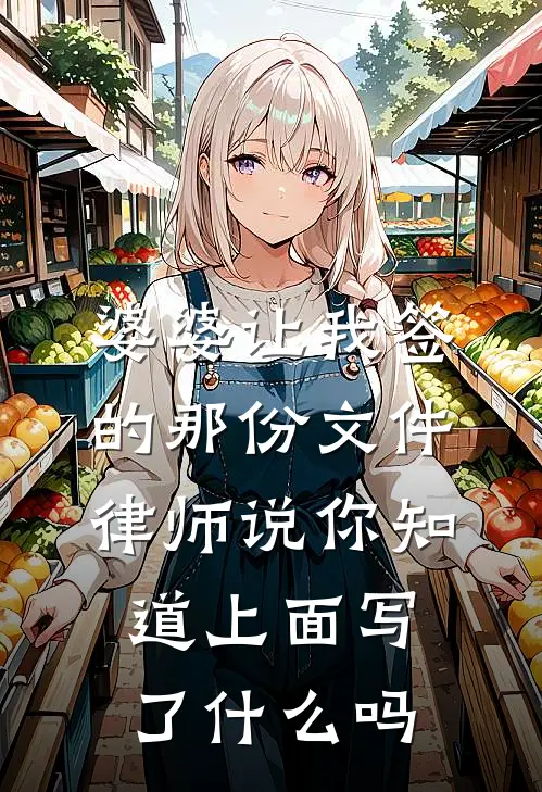 婆婆让我签的那份文件，律师说你知道上面写了什么吗