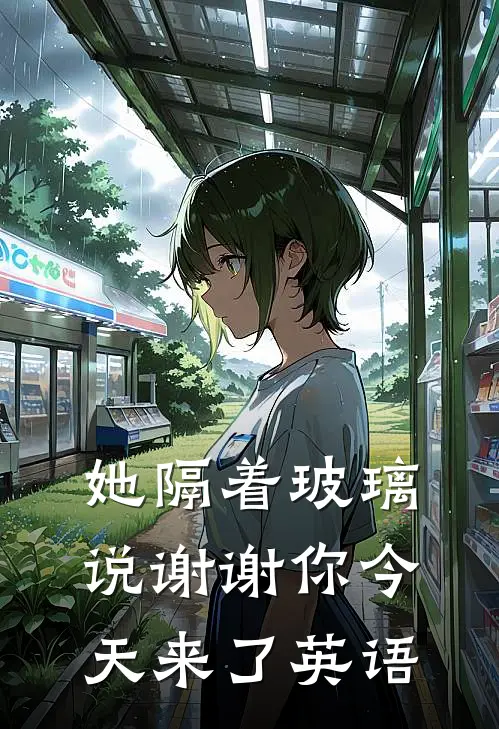 她隔着玻璃说谢谢你今天来了英语