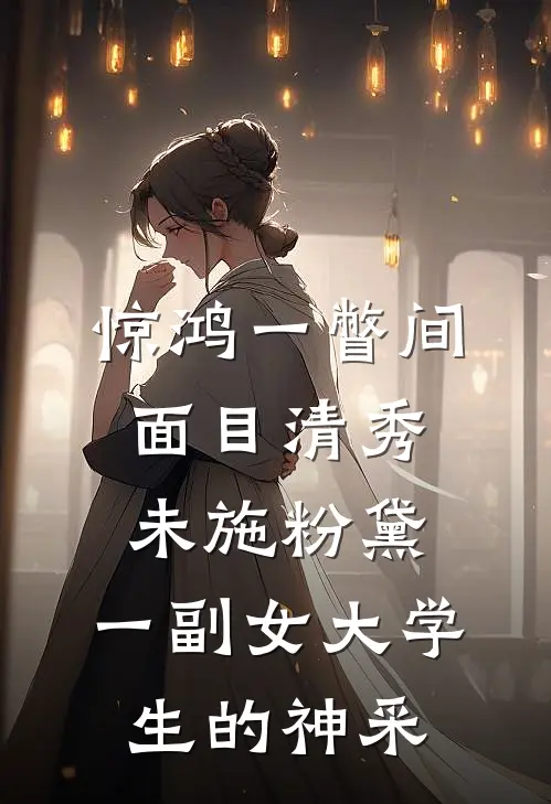 惊鸿一瞥间,面目清秀,未施粉黛,一副女大学生的神采