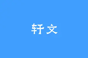 轩文