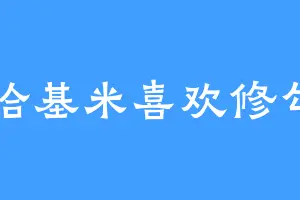 哈基米喜欢修勾