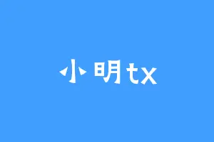 小明tx
