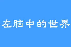 左脑中的世界