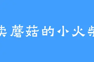 卖蘑菇的小火柴